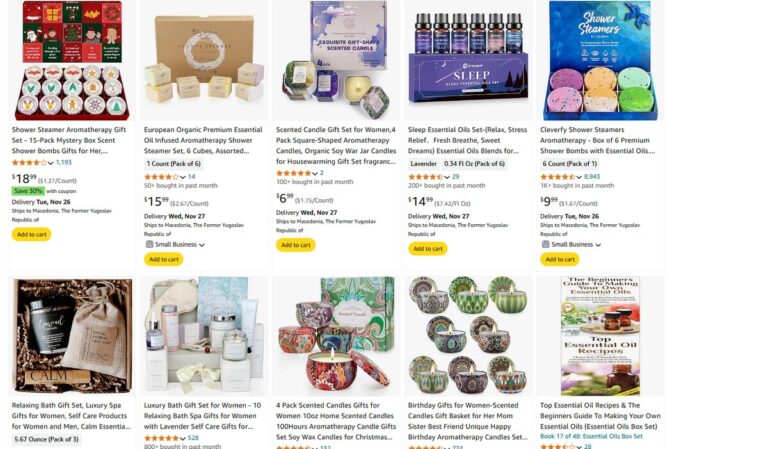 Aromatherapy Gift Box for Valentine's Day dropshipping