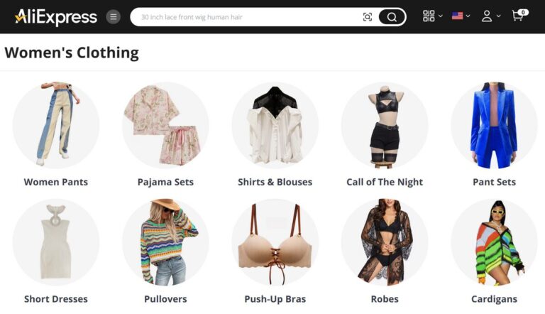 womens clothing aliexpress dropshipping products