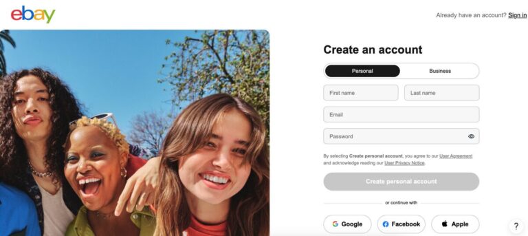 creating an eBay account for dropshipping