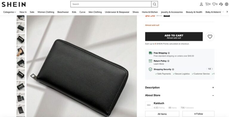Leather Travel Wallet Shein