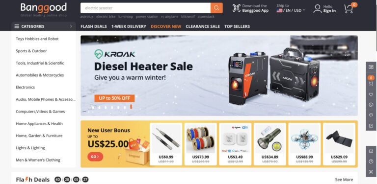 Banggood alternative for Aliexpress