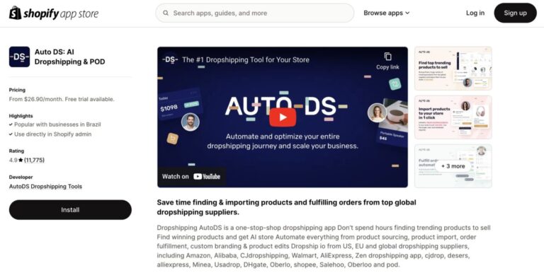 Automate AliExpress Dropshipping On Shopify Using AutoDS