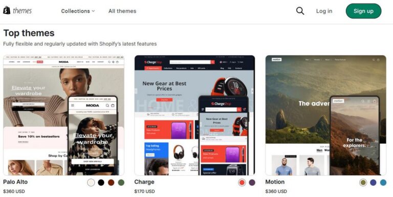Shopify Website Themes