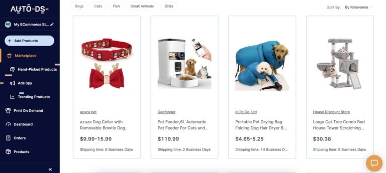 Pet Supplies AutoDS Marketplace for eBay