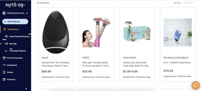 AutoDS Marketplace Beauty Products for eBay