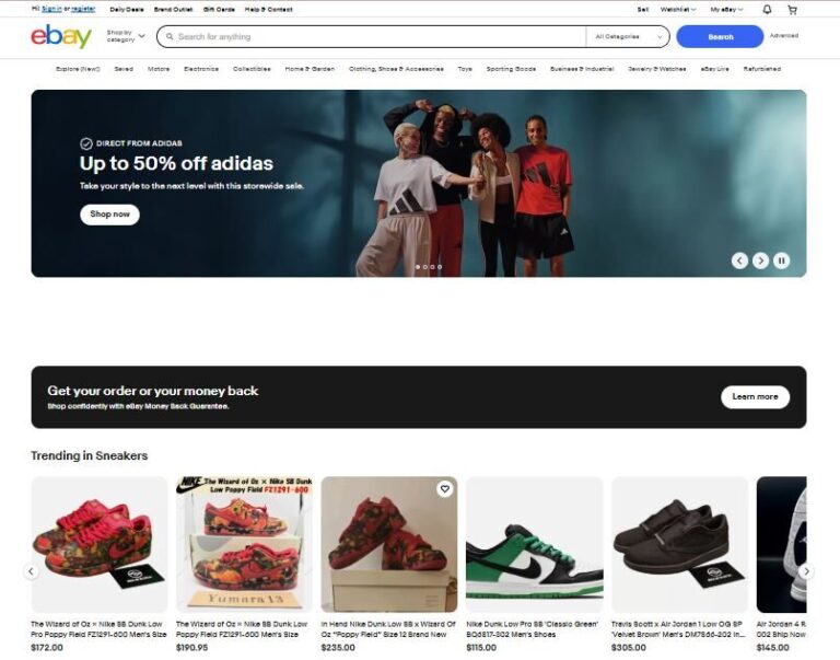 selling channel eBay UK