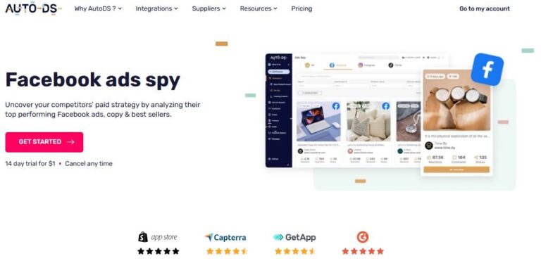 Facebook Ad Spy AutoDS