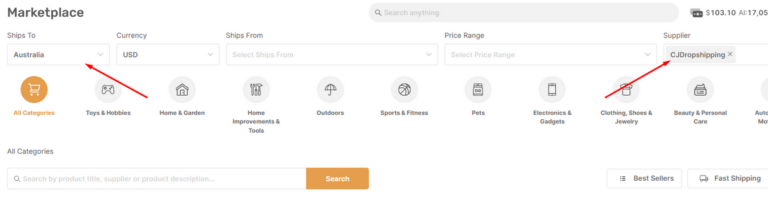 CJ Dropshipping as a Supplier