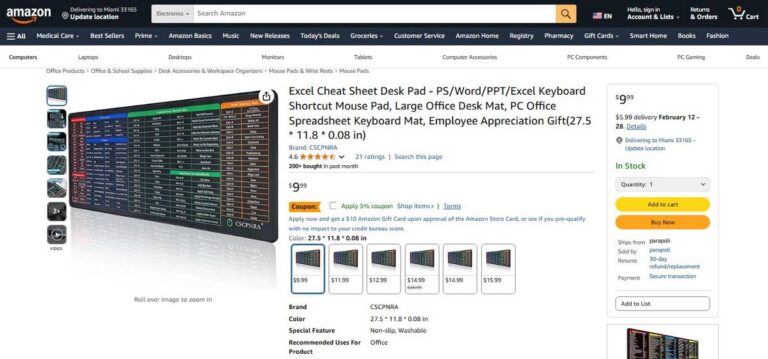 Table Mat Amazon
