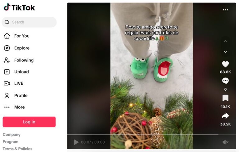 Cartoon Crocodile Cotton Slippers TikTok Ad