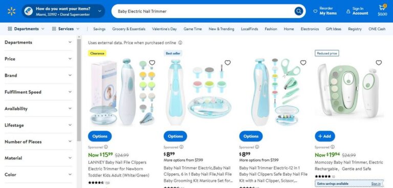 Electric Nail Trimmer dropshipping baby products