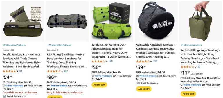 Kettlebell Sandbags dropshipping fitness products