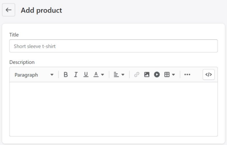 Shopify Product Optimization