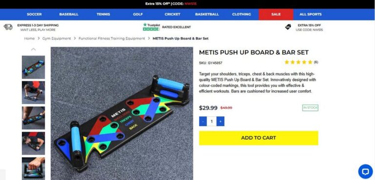 Best Fitness Products To Dropship Seller Website