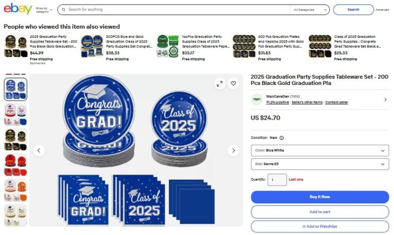 Graduation Party Themed Tableware