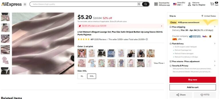 Loungewear & Pajama Sets on AliExpress