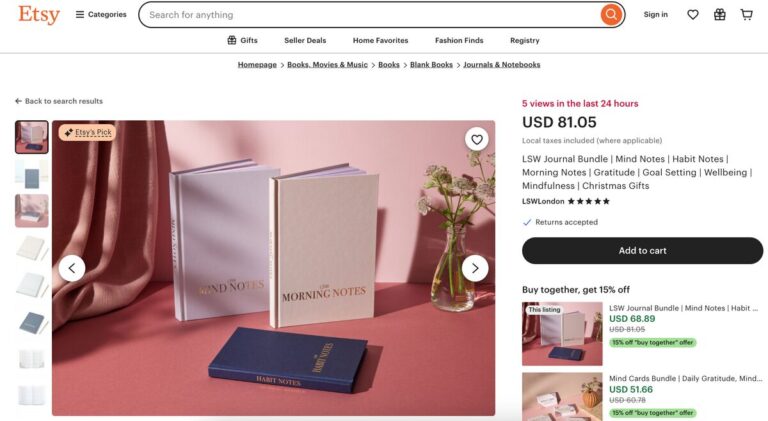 Mindfulness Journals Mental Health Self Care Dropshipping From Etsy
