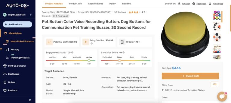 Communication Pet Training Buzzer AutoDS Hand-Picked Products Hub Dropshiping