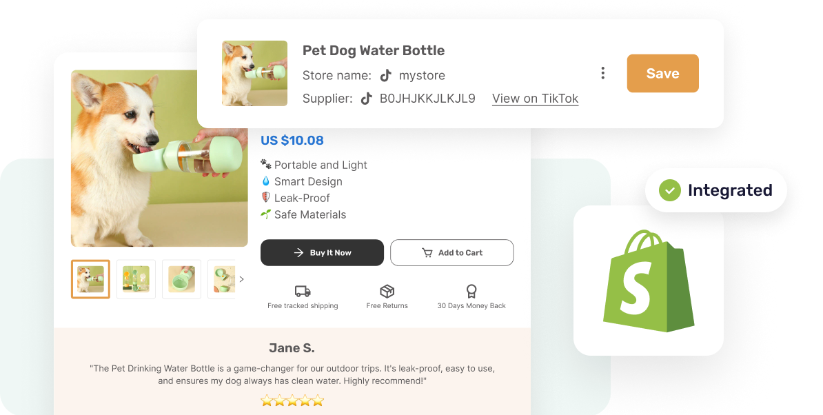 Seamless one-click integration