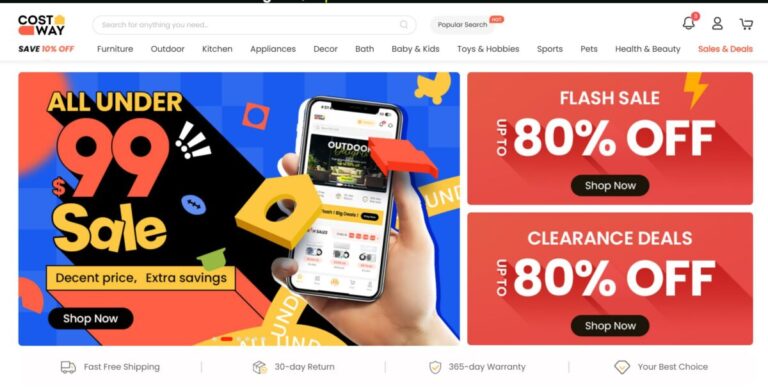 costway supplier fpr wix dropshipping