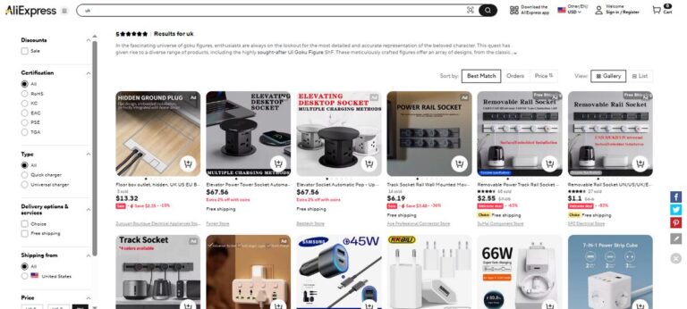 AliExpress uk wholesale supplier
