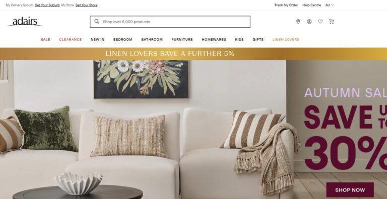 Adairs australia wholesale supplier