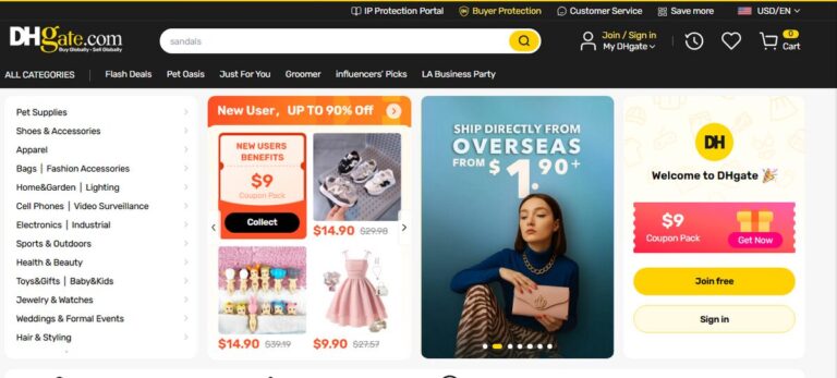 DHGate high ticket dropshipping suppliers