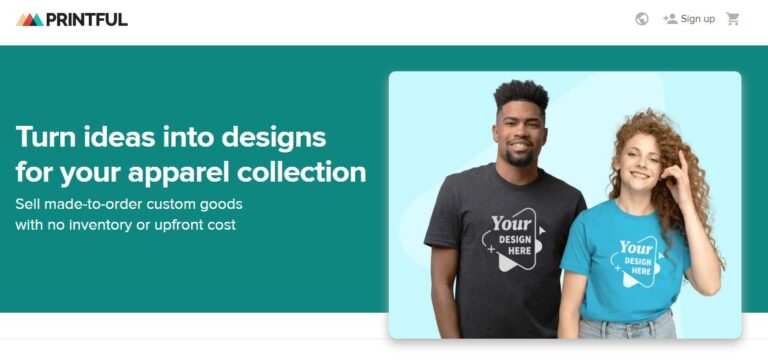 Printful clothing pod
