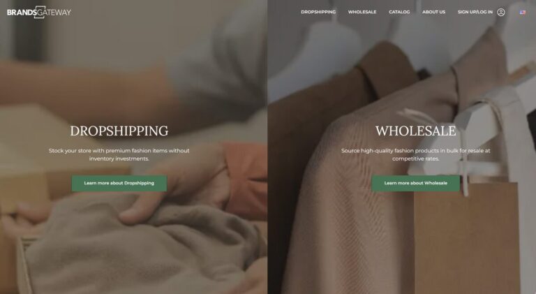 Brands Gateway as a dropshipping supplier in europe