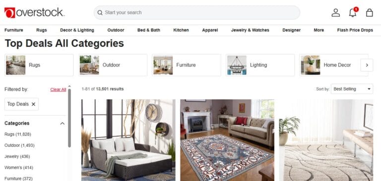 Overstock supplier for Etsy dropshipping