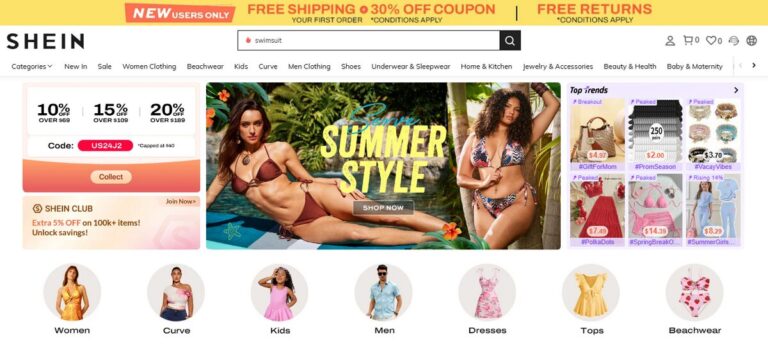 Etsy dropshipping supplier Shein