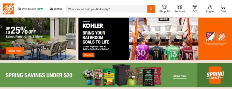 The Home Depot Homepage US Suppliers