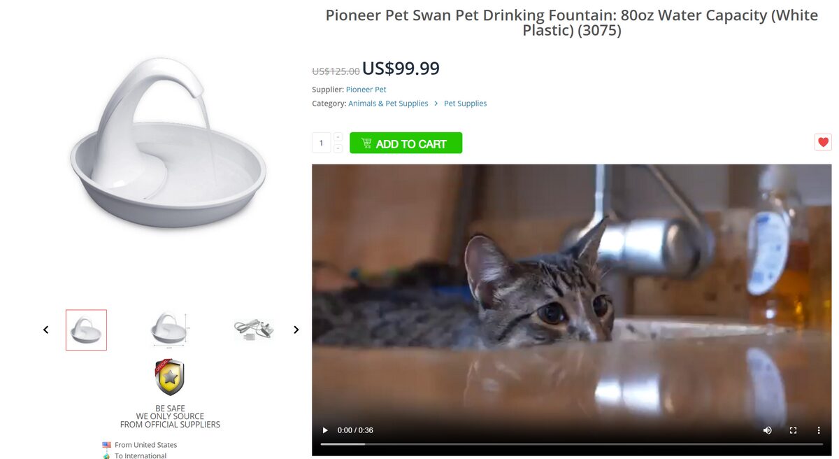 cat dispenser top dropshipping items seller's website