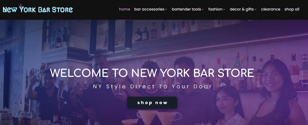 Top 10 Suppliers New York Bar Store