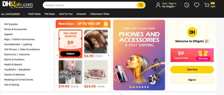 Gifts dropshipping store UK DHGate