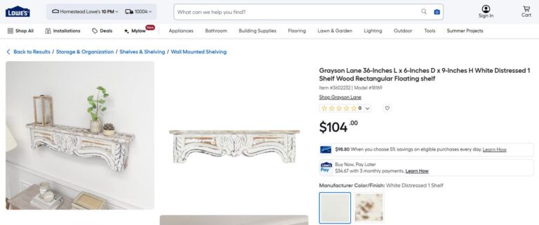 Lowe's home decor dropshipping supplier