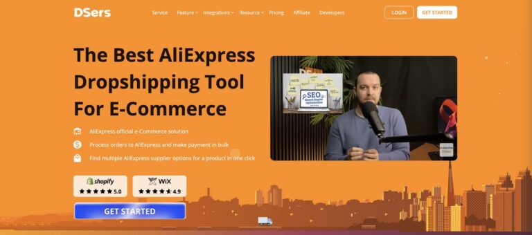 DSers' homepage