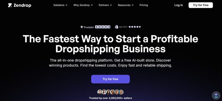 Zendrop Platform Website