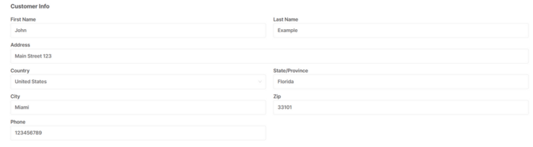 shipping details for AutoDS sample orders
