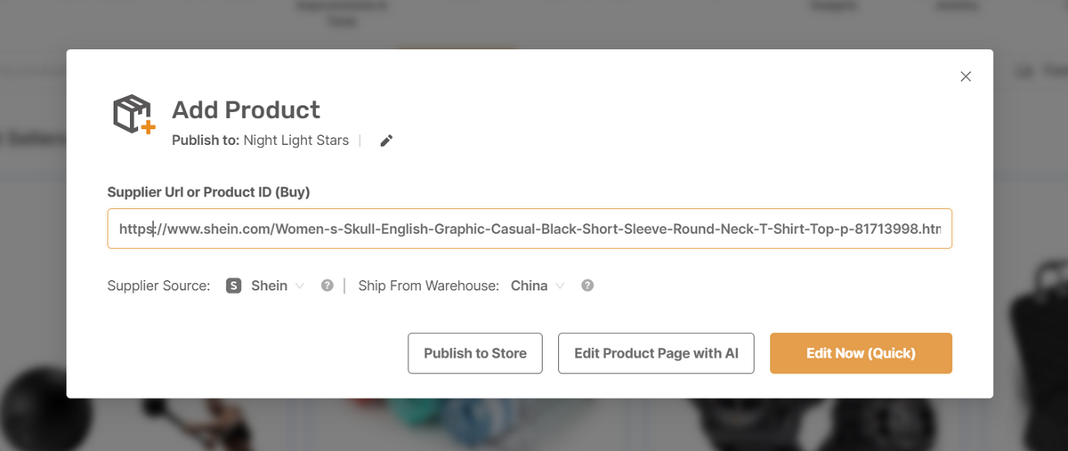 AutoDS Single Product Import Tool
