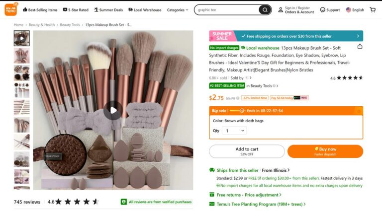 Temu product research