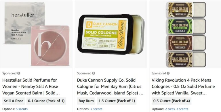 Solid perfumes for dropshipping