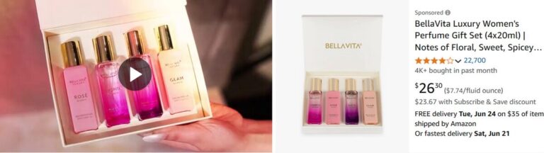 Perfume gift set and bundle