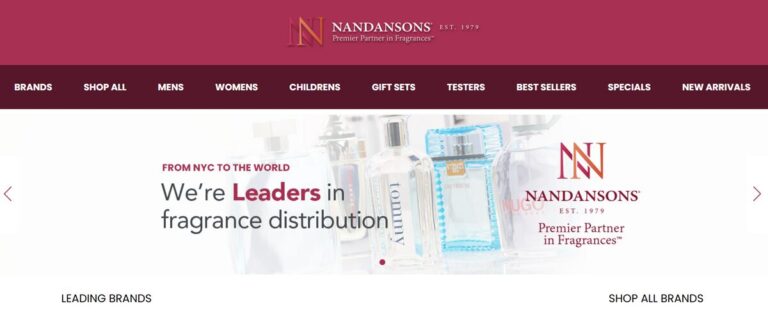 Nandansons online wholesaler of perfumes and fragances