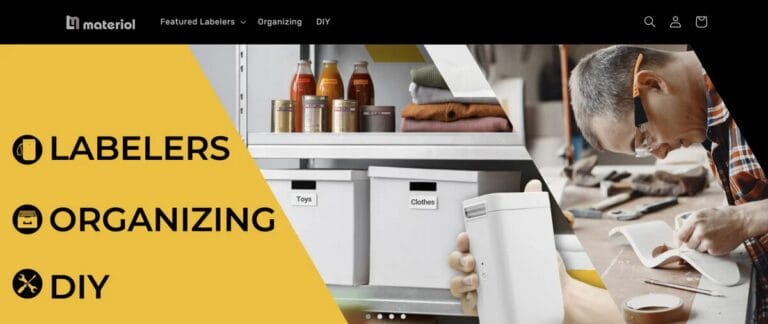Materiol's Shopify dropshipping store