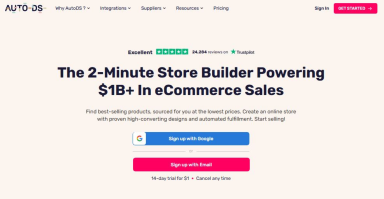 Use AutoDS to integrate Walmart And Shopify
