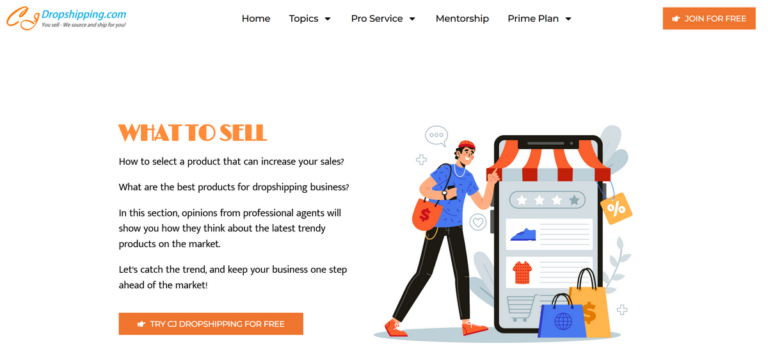finding winning products on CJdropshipping to sell on shopify