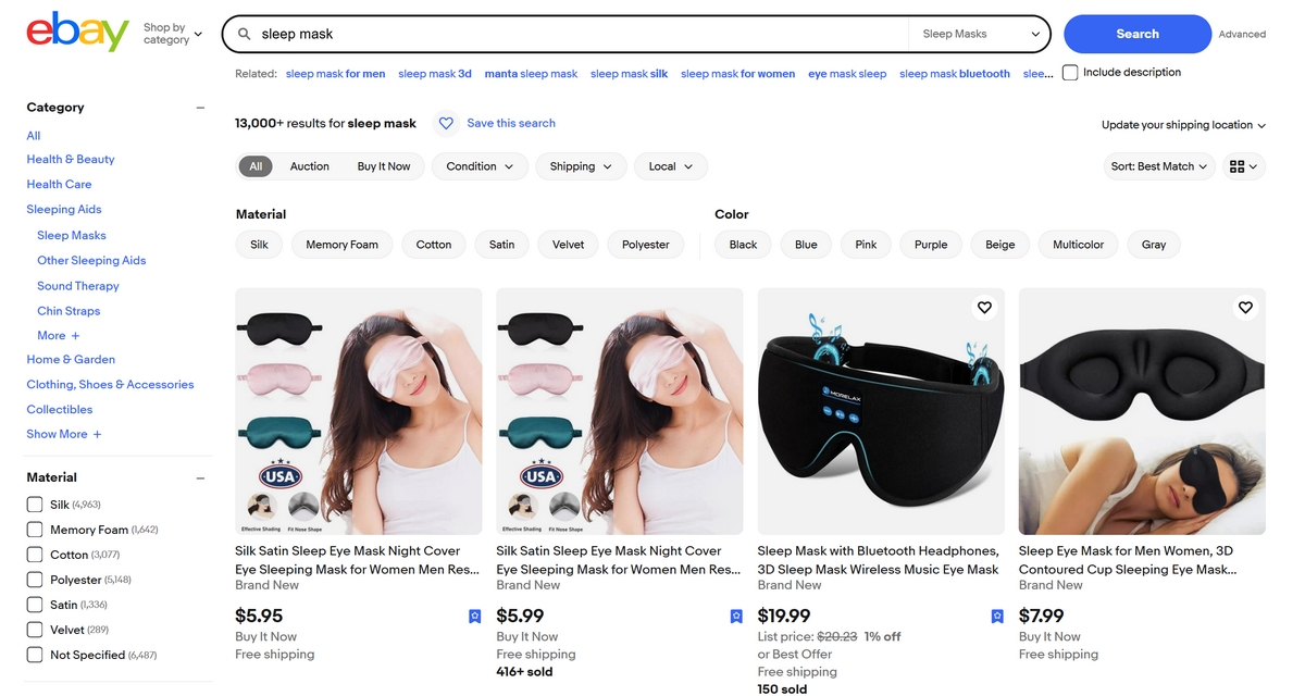 ebay items to dropship