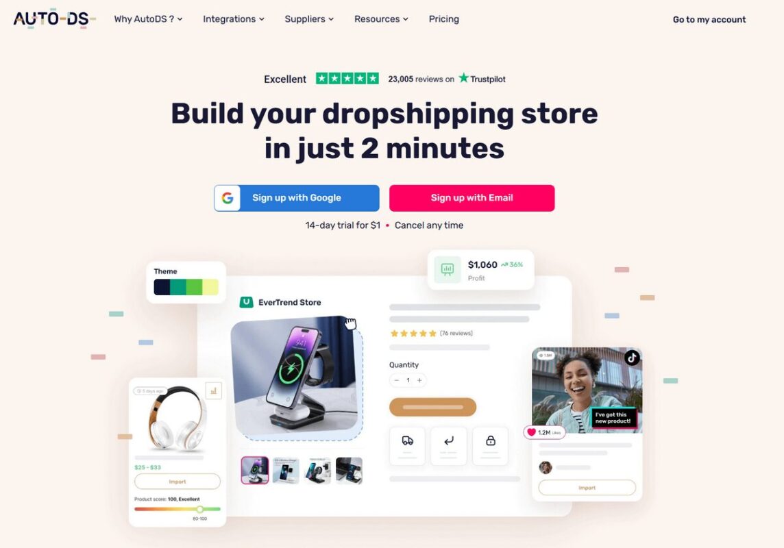 AutoDS for Wix to Shopify Migration