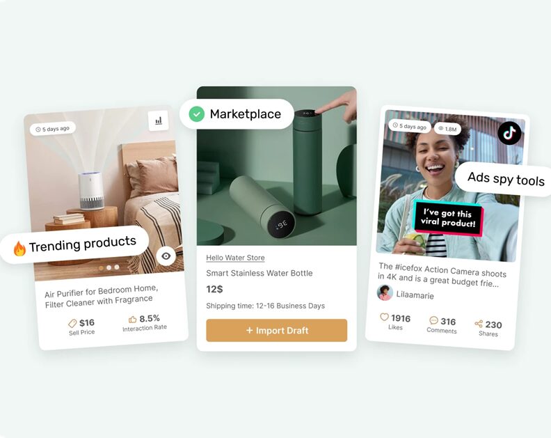 AutoDS Research Tools for Finding White Label Dropshipping Niches